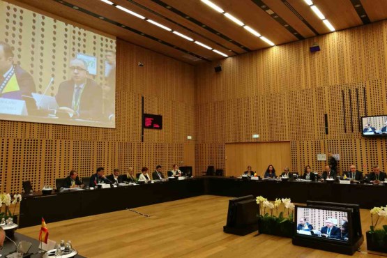 Speaker and Deputy Speaker of the House of Peoples, Bariša Čolak and Ognjen Tadić, at the 18th meeting of the Association of European Senates 